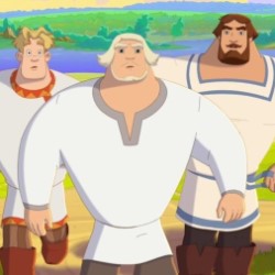 Показ мультфильма «Три богатыря и свет клином»